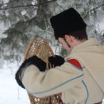 Canadian Snowshoe Costume - Piping & epaulets. 
Photo credit: Les Amies de Mont Royal.